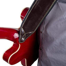 Carica l&#39;immagine nel visualizzatore di Gallery, Mugig Tracolla per Chitarra in Pelle, Doppio Spessore, Regolabile da... - Ilgrandebazar