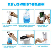 Carica l'immagine nel visualizzatore di Gallery, WEWAK Dispenser Sapone Automatico Schiumogeno 12oz / 350ml, di...