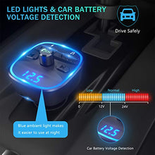 Carica l&#39;immagine nel visualizzatore di Gallery, [Bluetooth V5.0] LENCENT Trasmettitore FM Bluetooth, per...