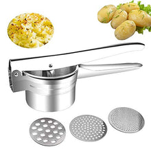 Carica l&#39;immagine nel visualizzatore di Gallery, APERIL Schiacciapatate, Potato Ricer in Acciaio Inox - con 3 Schiacciapatate - Ilgrandebazar