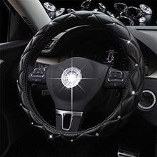 Carica l&#39;immagine nel visualizzatore di Gallery, Mayco Bell Coprivolante per Donna Diamond, coprivolante in Pelle Bling Nero - Ilgrandebazar