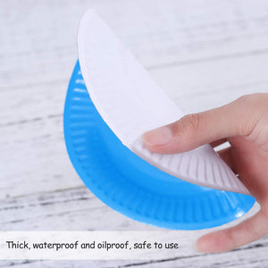 Toyvian, 100 Piatti di Carta USA e Getta 15.5 x x 0.1 cm, Come Mostrato - Ilgrandebazar