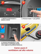 Carica l&#39;immagine nel visualizzatore di Gallery, oasser Compressore Portatile per Auto Aria Mini Pompa Multifunzione P3 12V... - Ilgrandebazar