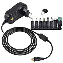 Carica l'immagine nel visualizzatore di Gallery, PChero 24W Alimentatore Universale con 8 Spine CC per 3V-12V Elettronica...