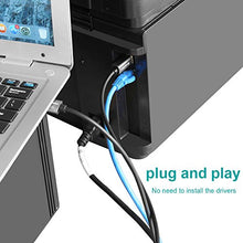 Carica l&#39;immagine nel visualizzatore di Gallery, [3M]Cavo Stampante 3 Metri , POSUGEAR USB 2.0 Cavetto Placcato oro per...