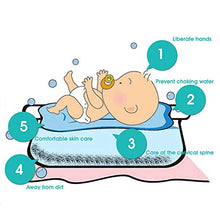 Carica l&#39;immagine nel visualizzatore di Gallery, Moonvvin - Materassino galleggiante per il bagno del neonato, materassino blu