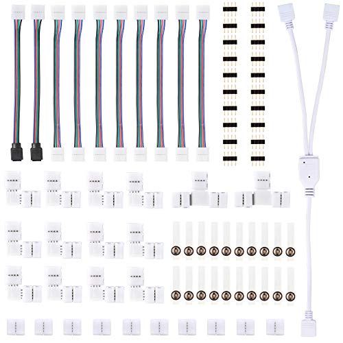 SIGHTLING 5050 Kit di connettori per strisce LED RGB a 4 pin di... - Ilgrandebazar