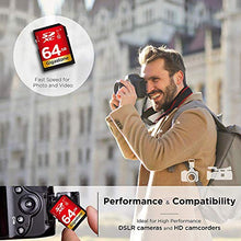 Carica l&#39;immagine nel visualizzatore di Gallery, Gigastone Scheda di Memoria SDXC da 64GB, set 2. Velocità Lettura Fino...