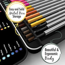 Carica l&#39;immagine nel visualizzatore di Gallery, Zenacolor 60 Pennarelli a Punta Fine, Fineliners 60 Colori Unici – Penne... - Ilgrandebazar