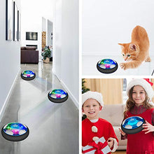 Carica l&#39;immagine nel visualizzatore di Gallery, Baztoy Pallone Calcio Fluttuante, Giocattoli Bambini Palla Ricaricabile da Casa con Luci LED Hover Soccer Ball Interno Compleanno Natale Regali per Ragazzi Ragazze Giochi Bimbi 3 4 5 6 7 8 9 10 Anni