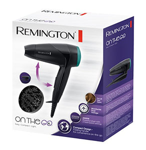 Remington Asciugacapelli On The Go, Maneggevole e Compatto per Viaggio, 2000...