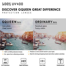 Carica l&#39;immagine nel visualizzatore di Gallery, GQUEEN Occhiali da Sole a Gatto Protezione UV Y Nero &amp; Rosso - Ilgrandebazar