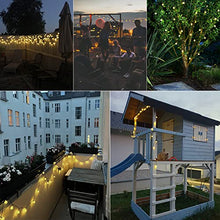 Carica l'immagine nel visualizzatore di Gallery, Auting Catena Luminosa Esterno Solare, 6.5 m, 30 LED, per esterni, 8 modalità, sfere di cristallo, catena luminosa solare per giardino, terrazza, balcone, matrimonio