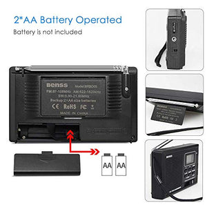 Radio Portatile Digitale Mini FM AM Tascabile Radiolina DSP R-05