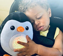 Carica l&#39;immagine nel visualizzatore di Gallery, Bubzi Co Pinguino Carillon neonati per la nanna con rumore bianco – Peluche...