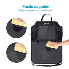 Carica l'immagine nel visualizzatore di Gallery, Protezione Sedili Auto Bambini, Oasser 2pcs Proteggi Sedile Organizzatore...