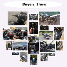 Carica l&#39;immagine nel visualizzatore di Gallery, CompraFun Pellicola Adesiva per Auto 6D, 300x30cm Pellicola Adesiva Fibra di Carbonio, Rivestimento Adesivo Nero Car Sticker, con Accessori, Fai da Te Decorativa Wrapping Auto e Moto