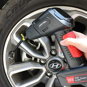 NASTIMA 20V 145PSI Gonfiatore di Pneumatici per compressore d'Aria Cordless... - Ilgrandebazar