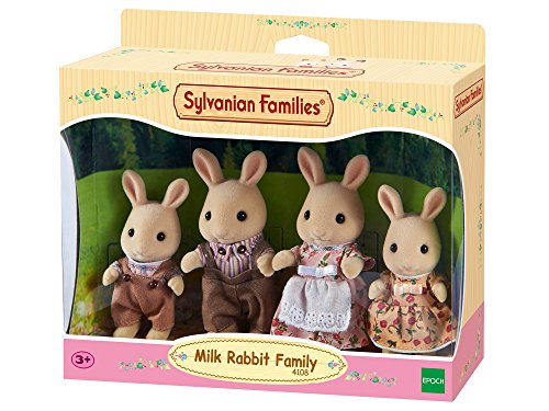 SYLVANIAN FAMILIES- Famiglia Conigli Latte Mini Bambole, Multicolore, 4108