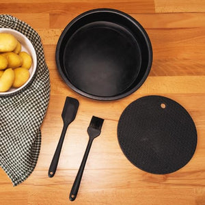 Cecotec Friggitrice ad Aria Senza Olio Cecofry Fantastik Inox 5500 da 5,5 L. 1500W, Tecnologia PerfectCook, 9 modalità di cottura, Touch, Regolabile 80-200°C, Cottura fino a 60 minuti, Accessori