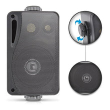 Carica l&#39;immagine nel visualizzatore di Gallery, Pyle - Altoparlante Impermeabile, 3,5 Pollici, 200 Watt, 3 STANDARD, Nero