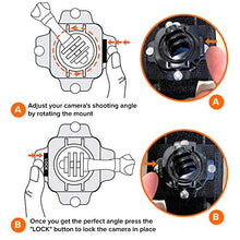 Carica l&#39;immagine nel visualizzatore di Gallery, MiPremium - Supporto da polso per GoPro Session Black Silver Hero 8 7 6 5 4...