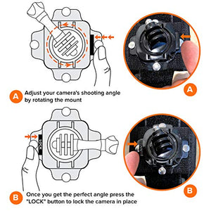 MiPremium - Supporto da polso per GoPro Session Black Silver Hero 8 7 6 5 4...