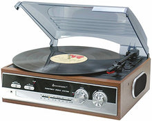 Carica l'immagine nel visualizzatore di Gallery, Soundmaster PL-186 - Lettore CD Vinile Vintage Con Radio SFM/FM-ST Stereo,...