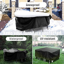 Carica l'immagine nel visualizzatore di Gallery, Viewee Copertura Mobili Giardino Impermeabile, 420D Oxford e Rivestimento in...