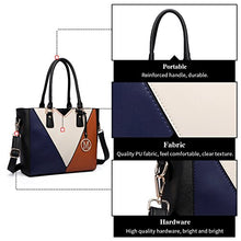 Carica l&#39;immagine nel visualizzatore di Gallery, Miss Lulu Nuova Moda Elegante Borsa in Pelle PU Donna Borse a Marrone