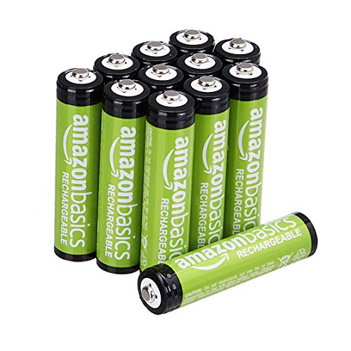 AmazonBasics - Pile Ricaricabili Mini Stilo AAA precaricate NiMH 12 Pezzi - Ilgrandebazar