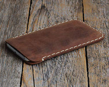 Carica l'immagine nel visualizzatore di Gallery, Marrone scuro caso in pelle custodia per Samsung Galaxy S9 S8 cover case - Ilgrandebazar