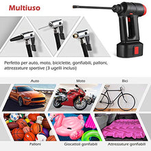 Carica l&#39;immagine nel visualizzatore di Gallery, LOETAD Compressore Portatile per Auto 120 PSI 20L/Min Handheld - Ilgrandebazar