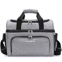 Carica l&#39;immagine nel visualizzatore di Gallery, Lifewit 23 Litri Borsa Termica Porta Pranzo della Spesa 23L, Grigio