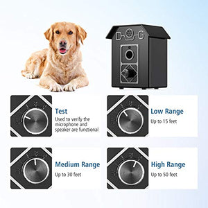 BO-sense Collare Antiabbaio, Antiabbaio per Cani Dispositivo di Nero