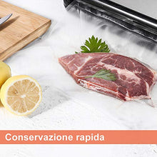 Carica l&#39;immagine nel visualizzatore di Gallery, YISSVIC Sacchetti per Sottovuoto, 2 Rotoli 20x500 cm +2 28x500 cm...