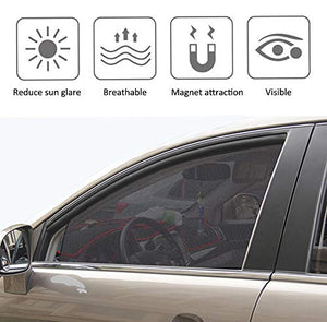 ZATOOTO Tendine Parasole, Parasole Auto Bambini Magnetica, Frontale 2 pezzi