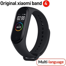 Carica l'immagine nel visualizzatore di Gallery, Versione globale Xiaomi Band 4 intelligente schermo a colori braccialetto frequenza cardiaca palestra musica Bluetooth 5.0 50 m impermeabile pedometro e notifiche di messaggistica