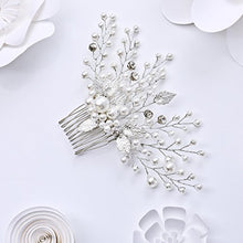 Carica l&#39;immagine nel visualizzatore di Gallery, Yean,pettini per capelli da matrimonio con perle e strass, sposa,... - Ilgrandebazar