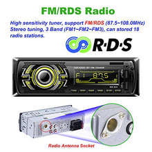 Carica l&#39;immagine nel visualizzatore di Gallery, Bosszi Car Stereo, 4x60W Autoradio Bluetooth 1 Din Radio FM, Ricevitore...