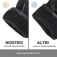 Carica l&#39;immagine nel visualizzatore di Gallery, Guanti Moto Invernali, da Impermeabili Touch Screen per XL, Nero - Ilgrandebazar