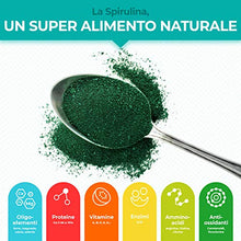 Carica l'immagine nel visualizzatore di Gallery, Spirulina BIO 1500 mg Al Giorno  540 Compresse Con il 60% di Proteine It