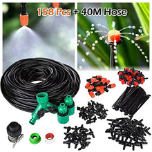 Carica l'immagine nel visualizzatore di Gallery, XINGGANG Kit di Irrigazione a Goccia, 158 Pezzi Micro Drip Irrigation Kit Irrigazione Automatica Sprinkler Irrigazione Sistema Giardino Irrigazione Serra Sistema per Giardino Serra Impianto - 40M