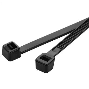 CNSSKJ, 1000 fascette in plastica per cablaggio, autobloccanti Nero