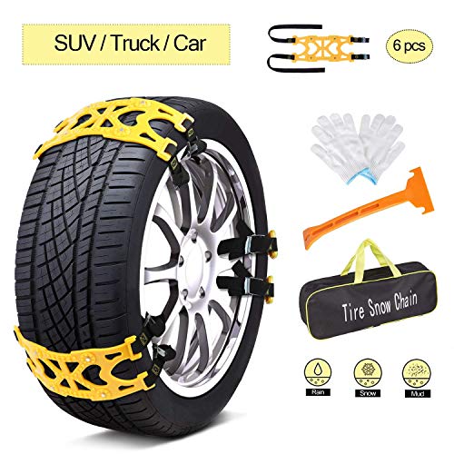 Catene da Neve, Antiscivolo per Automobile SUV Universale Trazione...
