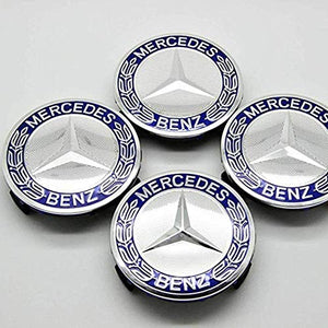 IGGY 4X Tappi Coprimozzo Mercedes da 75mm per Borchie Cerchi Lega - Classe A...