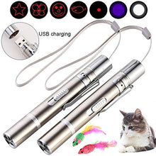 Carica l'immagine nel visualizzatore di Gallery, Faburo 2pcs Giocattoli Interattivi per Gatti + 2 Mouse Sisal, Giochi...