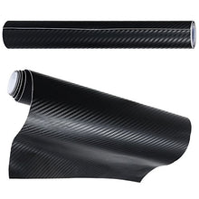 Carica l'immagine nel visualizzatore di Gallery, Anpro 2 Rotoli Pellicola Adesiva 3D Carbonio/Rivestimento Adesivo Adesiva Nero per Auto/Car Stickers/Wrapping Auto e Moto/Fai da te/1520mm x 300mm