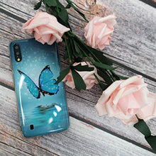 Carica l&#39;immagine nel visualizzatore di Gallery, YiKaDa - Cover per Samsung Galaxy A10 + A10, Glitter Farfalle - Ilgrandebazar