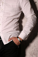 Carica l&#39;immagine nel visualizzatore di Gallery, Vnox Bracciale in vera pelle da uomo acciaio inossidabile musulmano Islam... - Ilgrandebazar